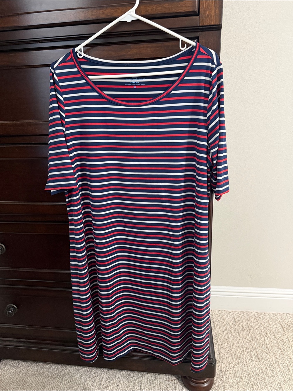 Vineyard Vines Sankaty Presleigh Striped Shift Dress